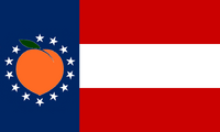 Georgia State Flag Proposal No.15 Designed By: Stephen Richard Barlow 26 AuG 2014