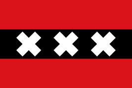Flag of  Amsterdam