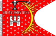 Depiction of the "Prague Banner" (municipal flag dated to the 16th century).