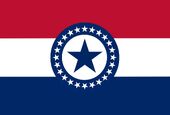 Missouri state flag proposed by Ken Morton.