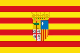 Aragon flag (Official according to the Statute of Autonomy)