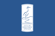 A variant of the flag of Saratoga Springs, Utah.