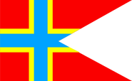Lauff Island flag proposal by Roblox-Haxxor, May 2025.