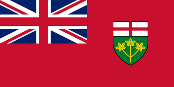 Flag of  Ontario