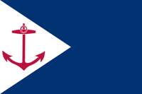 Rhode Island flag proposal 7 by HansLN. Based on Philip Tibbetts' proposal. Sep 2015. (details & more versions)