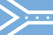 Flag in style of South Africa