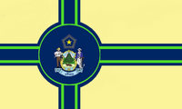 Maine State Flag Proposal No. 12 Designed By: Stephen Richard Barlow 27 OCT 2014 at 1445hrs cst
