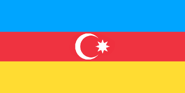 Unofficial Nakhchivan flag by Mr.ÖmerFaruk, Jul 2025. (details)