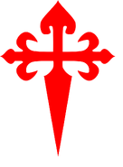 Cross of the Order of Santiago: The Order of Santiago is a religious and military order founded in the 12th century. It owes its name to the patron saint of Spain, Santiago.