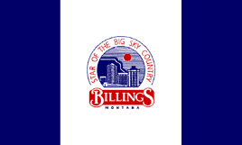 Flag of Billings, Montana
