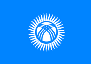 Flag of Tsvoves in Kyrgyzstan