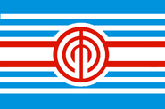 Taipei City flag redesign 3 by Hansei (Naxteri), Aug 2021. (details)