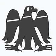 The "arrano beltza" white and square variant.