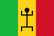 Flag of the Mali Federation, 1959–1960.