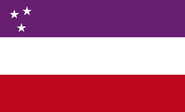 Assyrian flag designed before World War I and used until 1975.