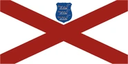 New Jersey State Flag Proposal by NATHANIEL TANG on 8 JUNE 2015 at 22:05 UTC. Flag based on the one of the Crown Dependency of Jersey in the English Channel, for which State is named, but replacing the arms of the Duke of Normandy (Queen Elizabeth II) with the shield from the arms of the State.