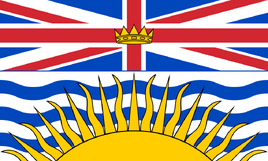 Flag of  British Columbia