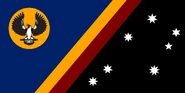 South Australia flag proposal by Mark Perez No. 1, Jul 2023.