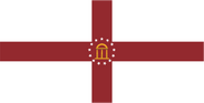 Georgia State Flag Proposal by NATHANIEL TANG on 11 JUNE 2015 at 01:04 UTC . Cross of St. George, with a simplified state emblem in the centre