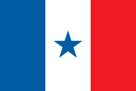 06a6eb0fdc1314b0c3f5a80a1ddd0cb57888f4df-1-.png (50 KB) Design by "Flag Mashup Bot". Invokes the French flag as a tribute to French support during the U.S. Revolutionary War. It is the flag of republican France, to symbolize that the American Revolution helped inspire the French one.