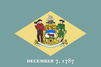 Flag of  Delaware