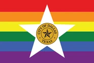 Dallas Pride Flag.