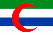 Bouïra Province flag proposal by Turkmen Onest, May 2023.