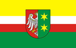 Formal flag of Lubusz Voivodeship