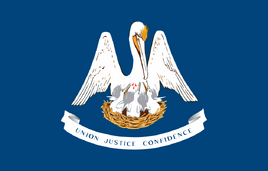 Flag of  Louisiana