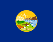 Former state flag of Montana, 1905–1981.