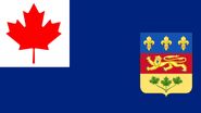 Quebec Flag Proposal 8 by Ted.peterson22. July 2018. Quebec Blue Ensign revival