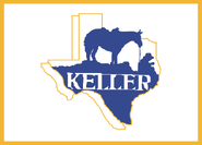 Former flag of Keller.