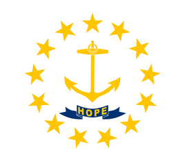 Flag of  Rhode Island