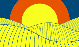 Flag of Garnett, Kansas