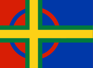 'Nordic Sámi' flag redesign by TehBoi.
