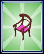 Victorian Chair - Color Pink