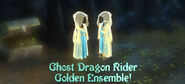 Expand your Ghost Dragon wardrobe with this NEW Golden Ghost Dragon Rider Ensemble!