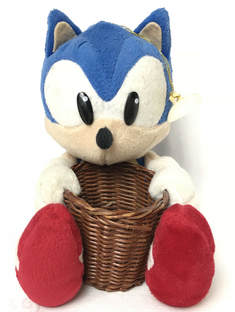 6SET Full] Sonic Basket Plush Doll - SEGA 1996 Sonic the Hedgehog
