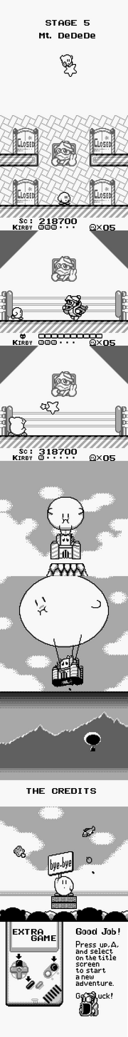 Kirby's Dream Land ENDING