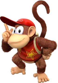 Diddy Kong Artwork - Donkey Kong Country Tropical Freeze