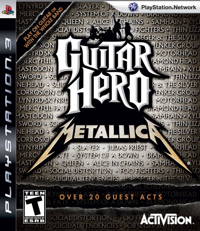 guitar hero metallica songs