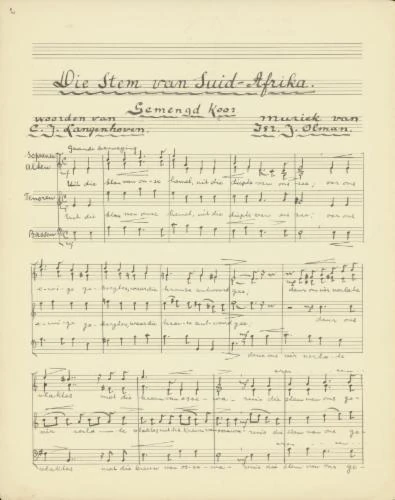 Die Stem van Suid-Afrika | Videogame soundtracks Wiki | Fandom
