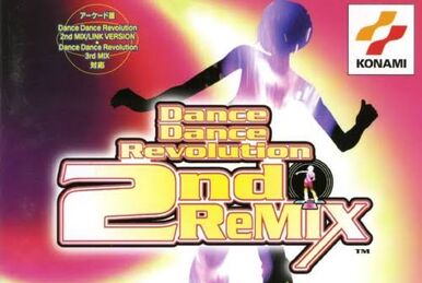 【KONAMI】Dance Dance Revolution 2ndMIX　看板 Dance Dance Revolution 2ndMix (video game, music, dance