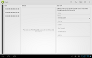 Adding Static FLows on the tablet