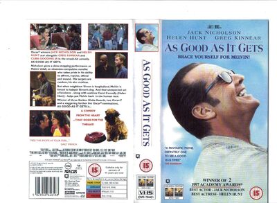 As Good As It Gets [DVD, 1998]