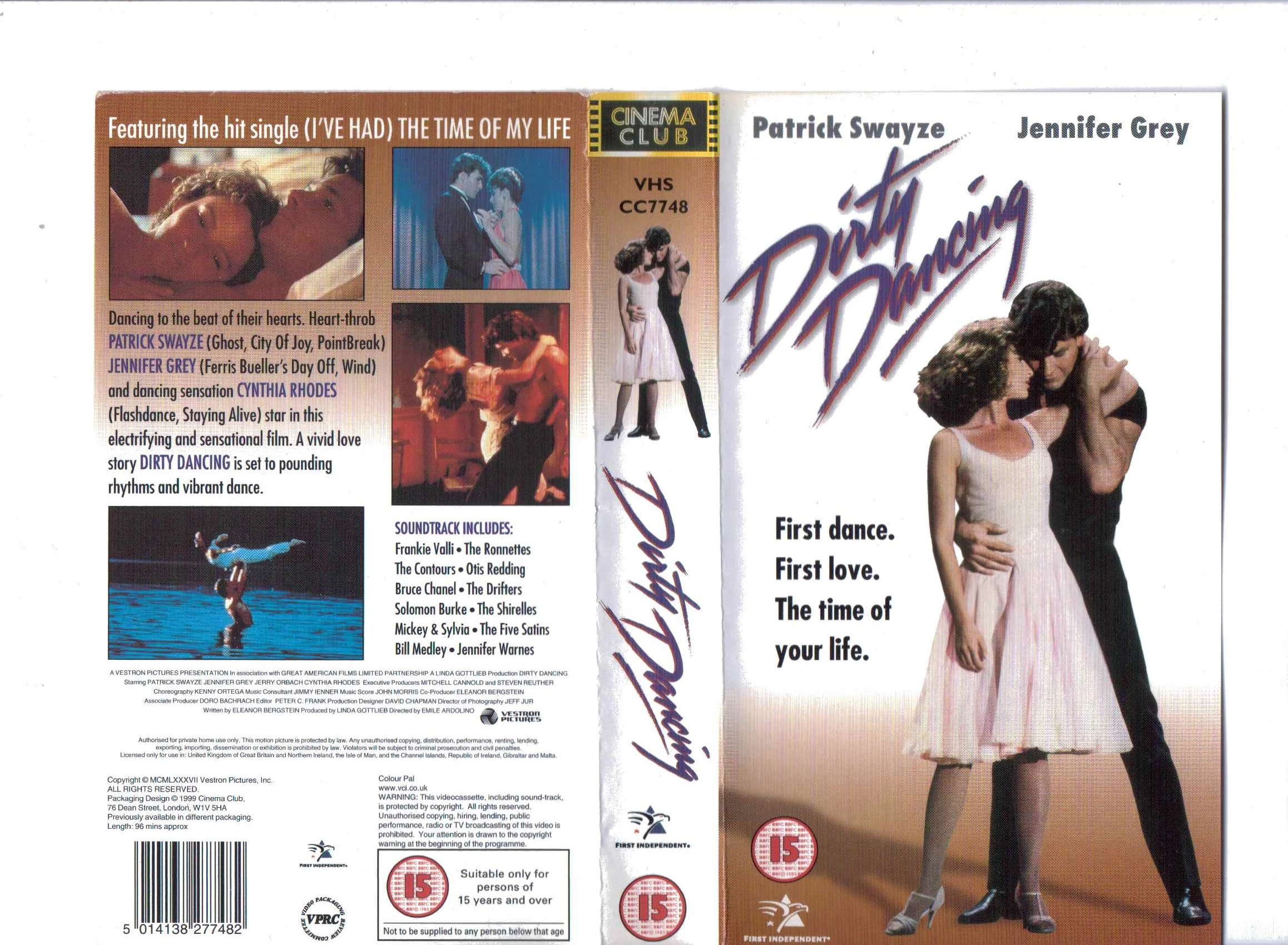 Dirty Dancing (1999, UK Retail Tape) | VHS and DVD Covers