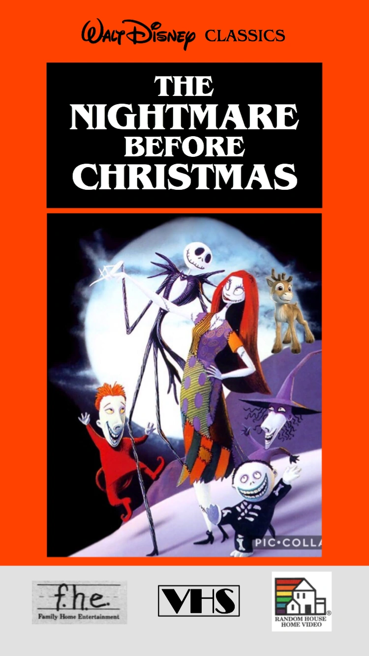 The Nightmare Before Christmas VHS 1994 (Demo Copy) Vhs and DVD