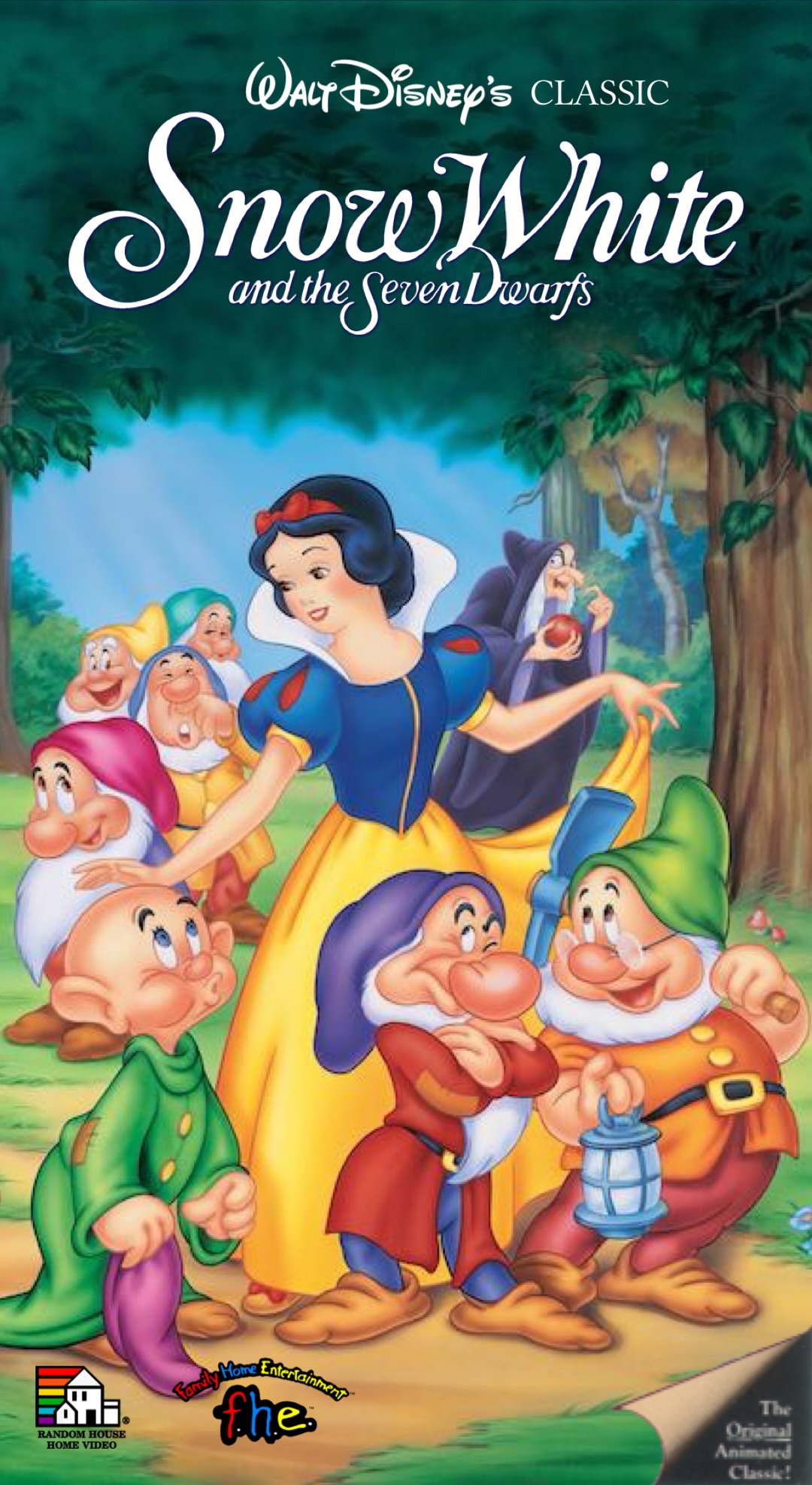 Snow White And The Seven Dwarfs Vhs 1994 Version 1 Vhs And Dvd Credits Wiki Fandom 
