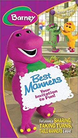 Barney's Best Manners: Your Invitation to Fun VHS 2003 | Vhs and