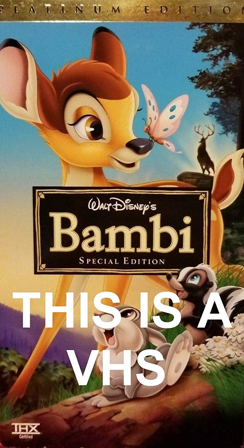 Bambi Vhs 05 Vhs And Dvd Credits Wiki Fandom